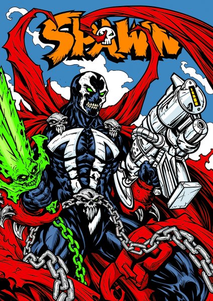 Spawn Comic Book Cover Art Film Posteri – Duvar Tablosu