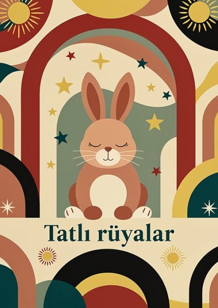 Tatlı Rüyalar Posteri – Boho Duvar Tablosu