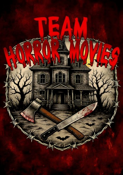 Team Horror Movies Haunted House Design Film Posteri – Duvar Tablosu duvarda gerçek ölçek