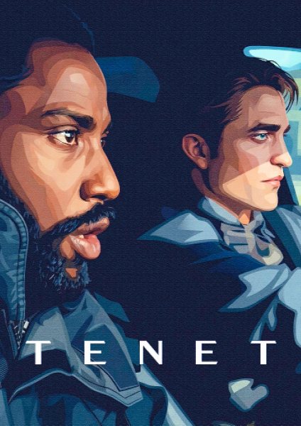 Tenet Movie Poster Illustration Film Posteri – Duvar Tablosu