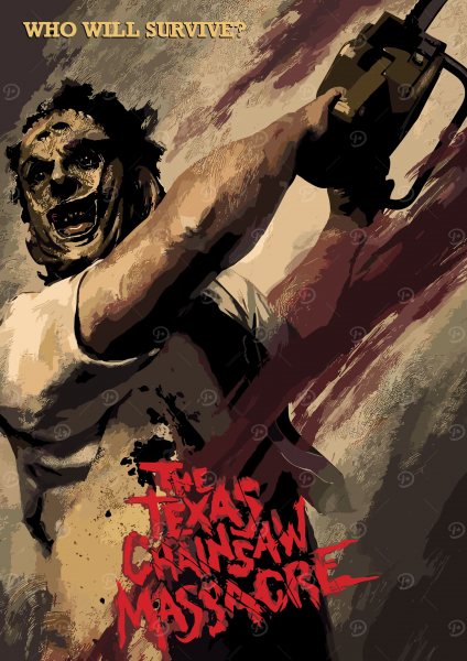 Texas Chainsaw Massacre Film Posteri – Duvar Tablosu poster görseli