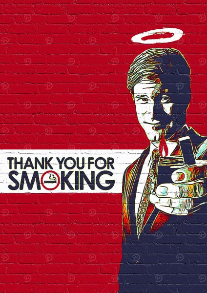 Thank You For Smoking 2 Film Posteri – Duvar Tablosu duvarda gerçek ölçek