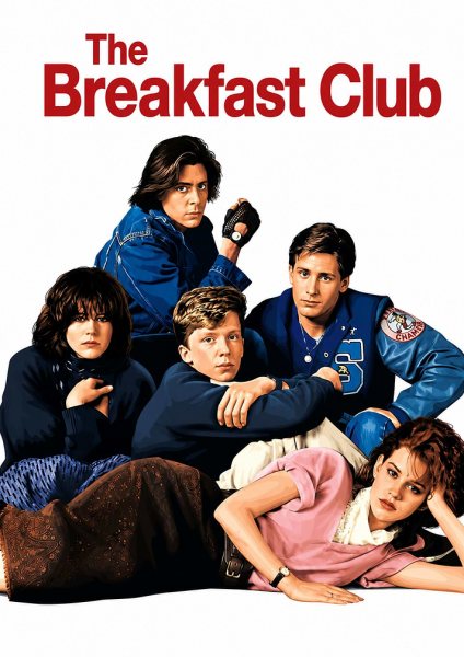 The Breakfast Club Film Posteri – Duvar Tablosu duvarda gerçek ölçek