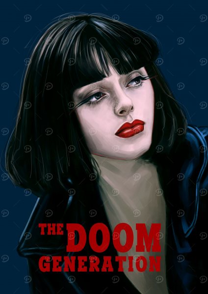 The Doom Generation Film Posteri – Duvar Tablosu duvarda gerçek ölçek