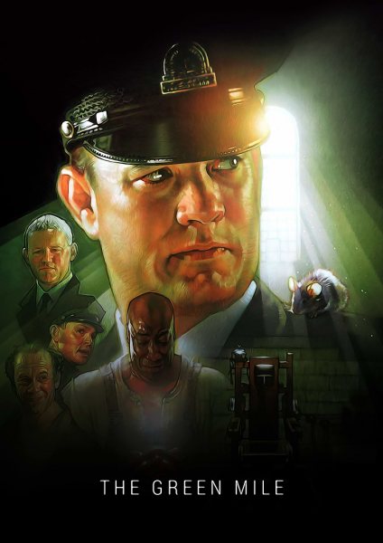 The Green Mile 1999 Film Posteri – Duvar Tablosu duvarda gerçek ölçek