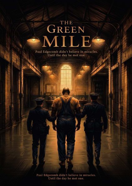 The Green Mile Movie Film Posteri – Duvar Tablosu duvarda gerçek ölçek