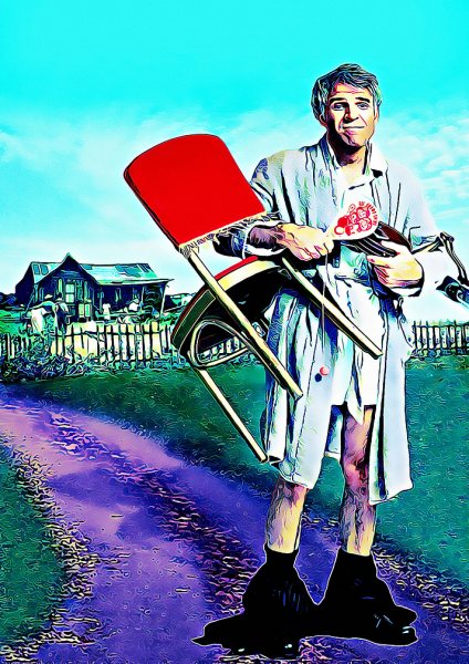The Jerk 2 Film Posteri – Duvar Tablosu duvarda gerçek ölçek