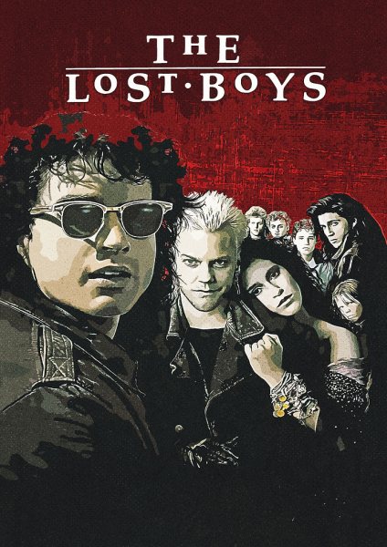 The Lost Boys Film Posteri – Duvar Tablosu duvarda gerçek ölçek
