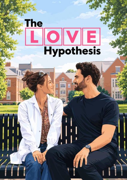 The Love Hypothesis Book Cover Art Film Posteri – Duvar Tablosu duvarda gerçek ölçek