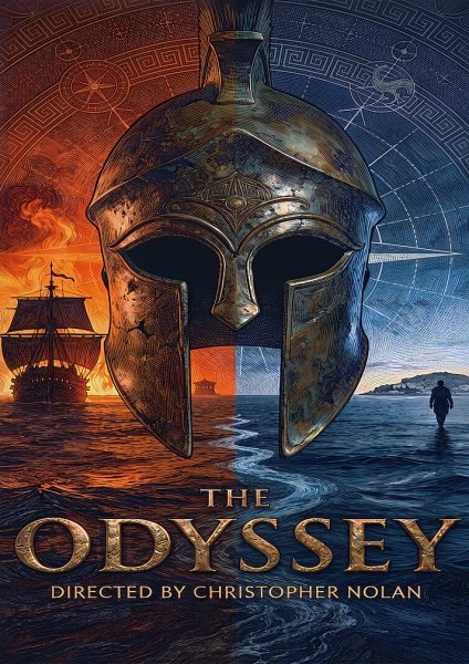 The Odyssey Christopher Nolan Movie Film Posteri – Duvar Tablosu duvarda gerçek ölçek