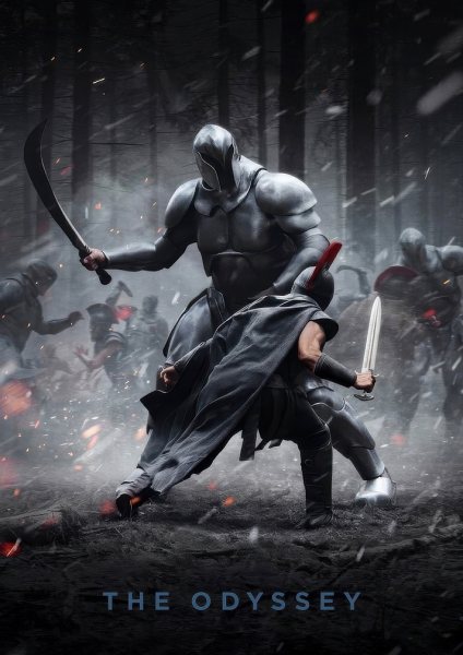The Odyssey Epic Battle Scene Film Posteri – Duvar Tablosu duvarda gerçek ölçek