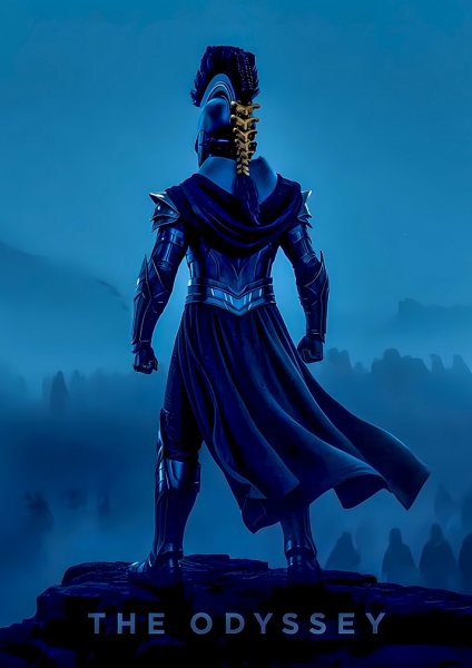 The Odyssey Spartan Warrior Film Posteri – Duvar Tablosu duvarda gerçek ölçek