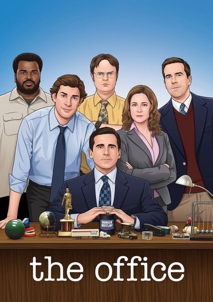 The Office Cast Illustration Film Posteri – Duvar Tablosu