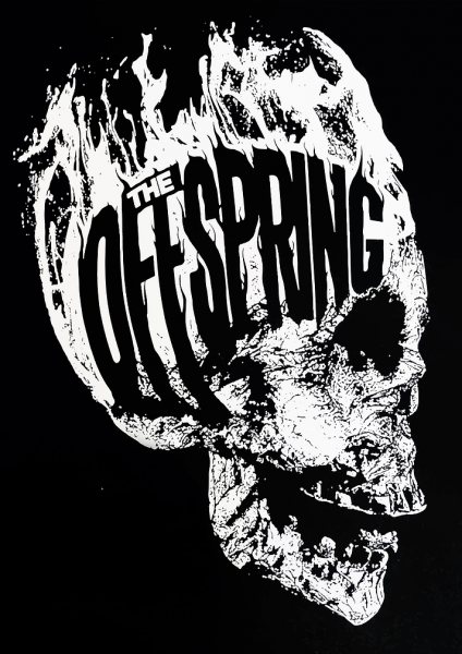 The Offspring Skull Logo Müzik Posteri – Duvar Tablosu duvarda gerçek ölçek