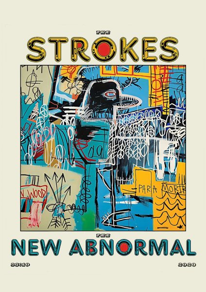 The Strokes The New Abnormal Müzik Posteri – Duvar Tablosu duvarda gerçek ölçek