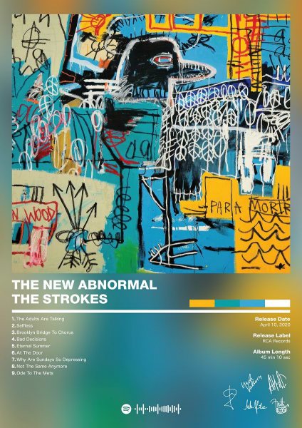 The Strokes - The New Abnormal Müzik Posteri – Duvar Tablosu poster görseli