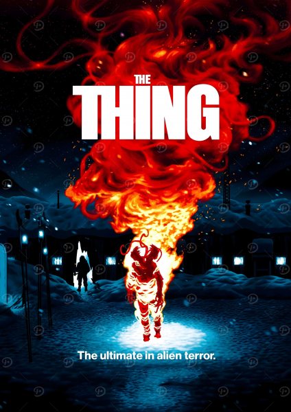 The Thing Film Posteri – Duvar Tablosu duvarda gerçek ölçek
