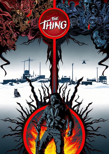 The Thing Movie Poster Art Film Posteri – Duvar Tablosu poster görseli