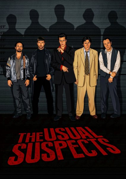 The Usual Suspects Film Posteri – Duvar Tablosu duvarda gerçek ölçek