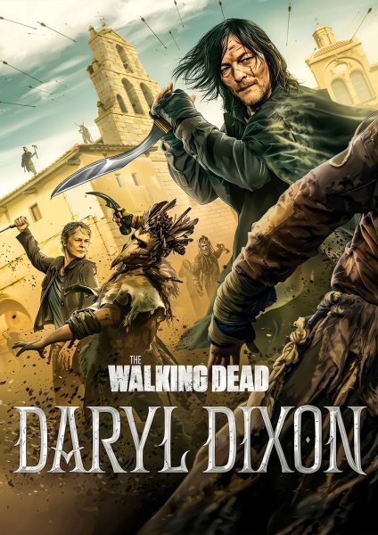 The Walking Dead Daryl Dixon Film Posteri – Duvar Tablosu duvarda gerçek ölçek