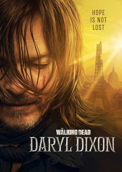 The Walking Dead Daryl Dixon Film Posteri – Duvar Tablosu duvarda gerçek ölçek