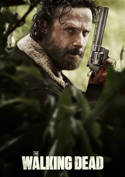 The Walking Dead Rick Grimes Film Posteri – Duvar Tablosu poster görseli