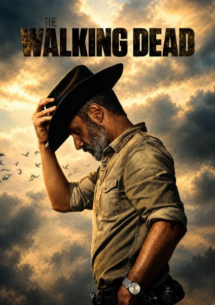 The Walking Dead Rick Grimes Film Posteri – Duvar Tablosu duvarda gerçek ölçek