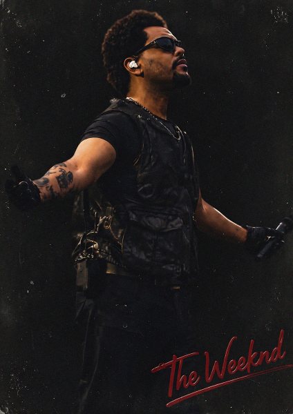 The Weeknd Müzik Posteri – Duvar Tablosu poster görseli
