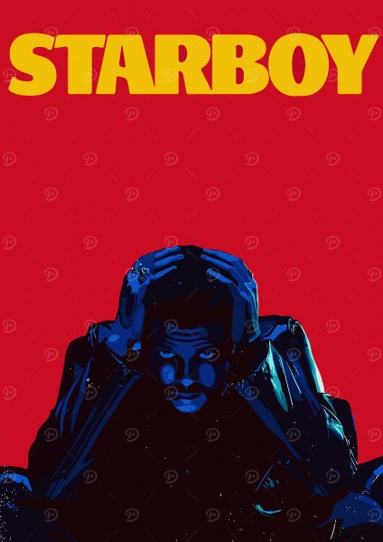 The Weeknd Müzik Posteri – Duvar Tablosu poster görseli
