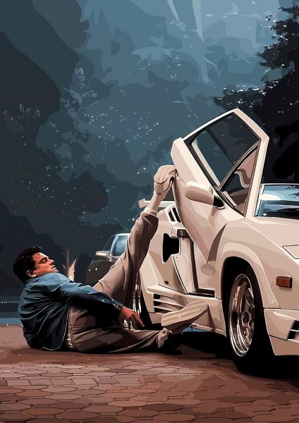 The Wolf of Wall Street movie art Film Posteri – Duvar Tablosu duvarda gerçek ölçek