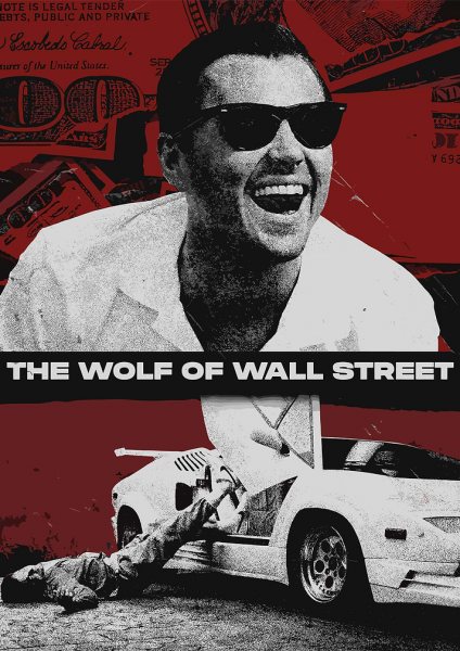 The Wolf of Wall Street Movie Film Posteri – Duvar Tablosu duvarda gerçek ölçek