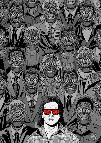 They Live - Obey Film Posteri – Duvar Tablosu poster görseli