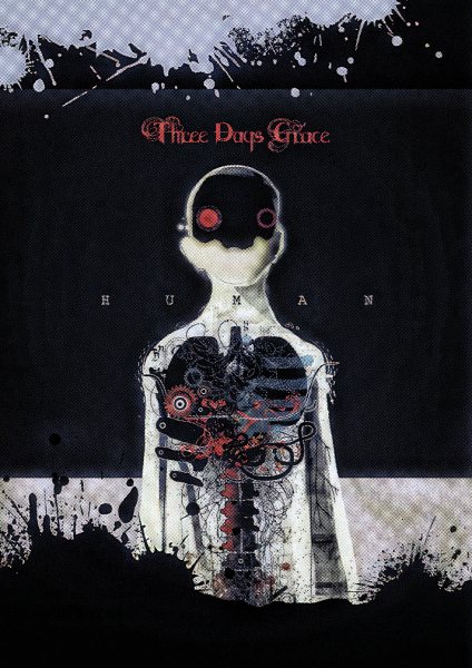 Three Days Grace - Human Album Müzik Posteri – Duvar Tablosu