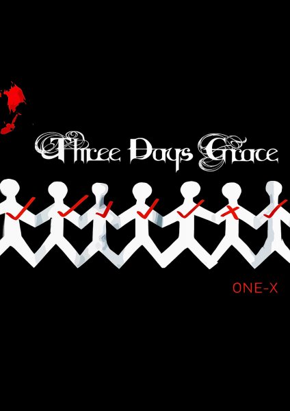Three Days Grace One-X Album Art Müzik Posteri – Duvar Tablosu poster görseli