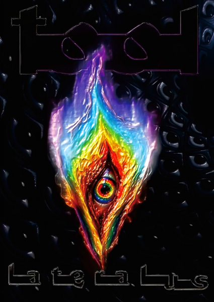 Tool logo with eye and flames Müzik Posteri – Duvar Tablosu duvarda gerçek ölçek