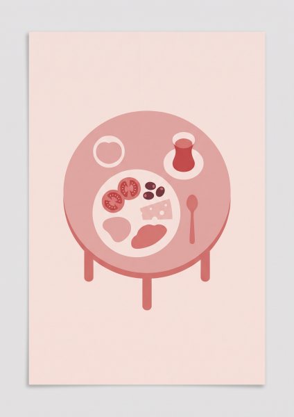 Türk Kahvaltısı Posteri – Minimal Duvar Tablosu