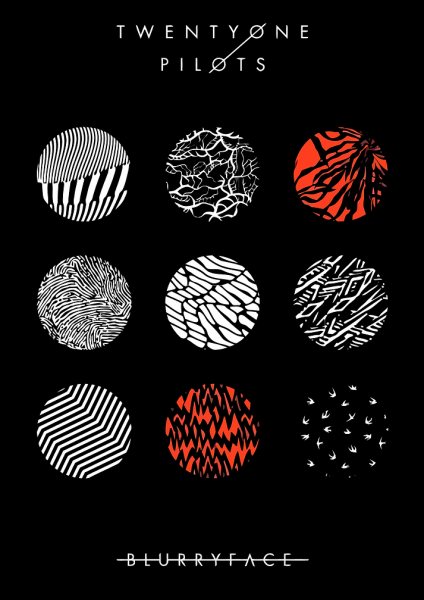 Twenty One Pilots Blurryface Album Art Müzik Posteri – Duvar Tablosu