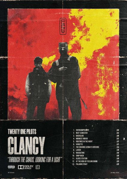 Twenty One Pilots Clancy Müzik Posteri – Duvar Tablosu