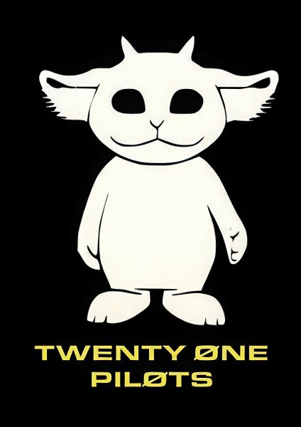 Twenty One Pilots Ned Logo Graphic Müzik Posteri – Duvar Tablosu poster görseli