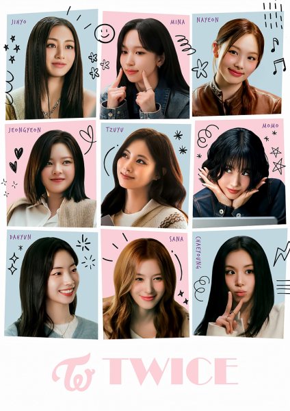 TWICE Members Collage Müzik Posteri – Duvar Tablosu duvarda gerçek ölçek