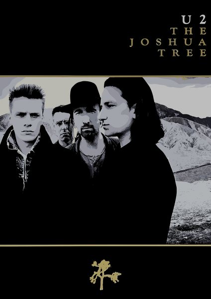 U2 The Joshua Tree Album Cover Müzik Posteri – Duvar Tablosu poster görseli