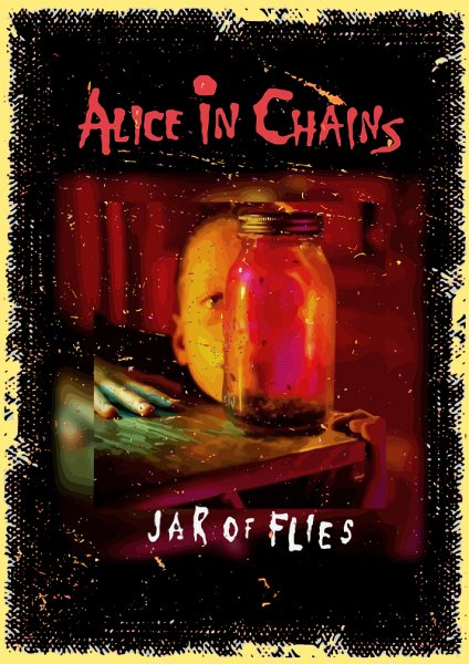 Vintage Alice in Chains - Jar of Flies Cover Art Müzik Posteri – Duvar Tablosu poster görseli