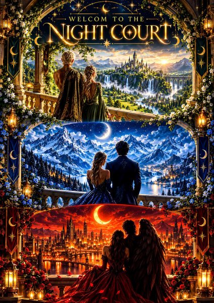 Welcome to the Night Court Fantasy Art Film Posteri – Duvar Tablosu poster görseli