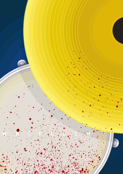 Whiplash Movie Film Posteri – Duvar Tablosu duvarda gerçek ölçek