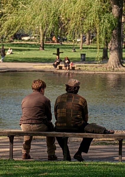 Will Hunting and Sean Maguire Bench Scene Film Posteri – Duvar Tablosu