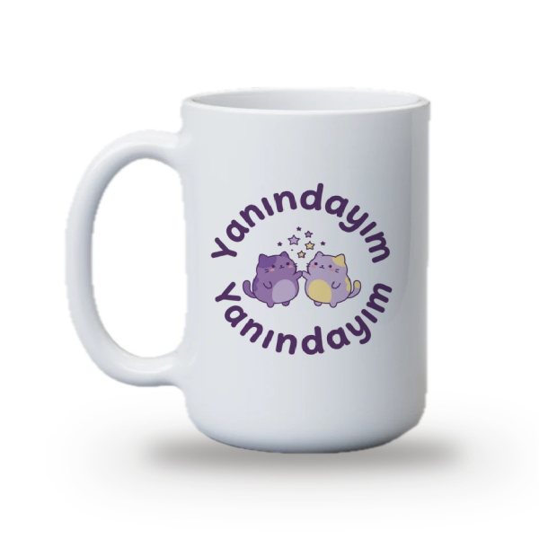 "Yanındayım" Baskılı Kupa