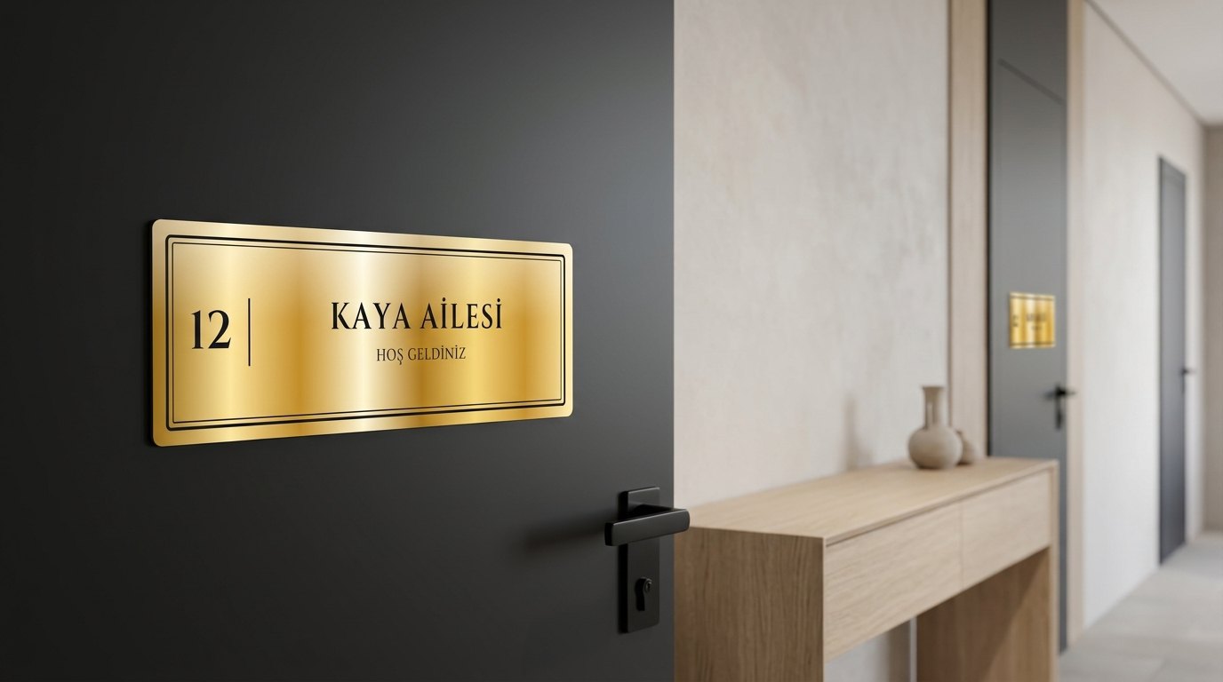 Kapı İsimlikleri örnek görsel